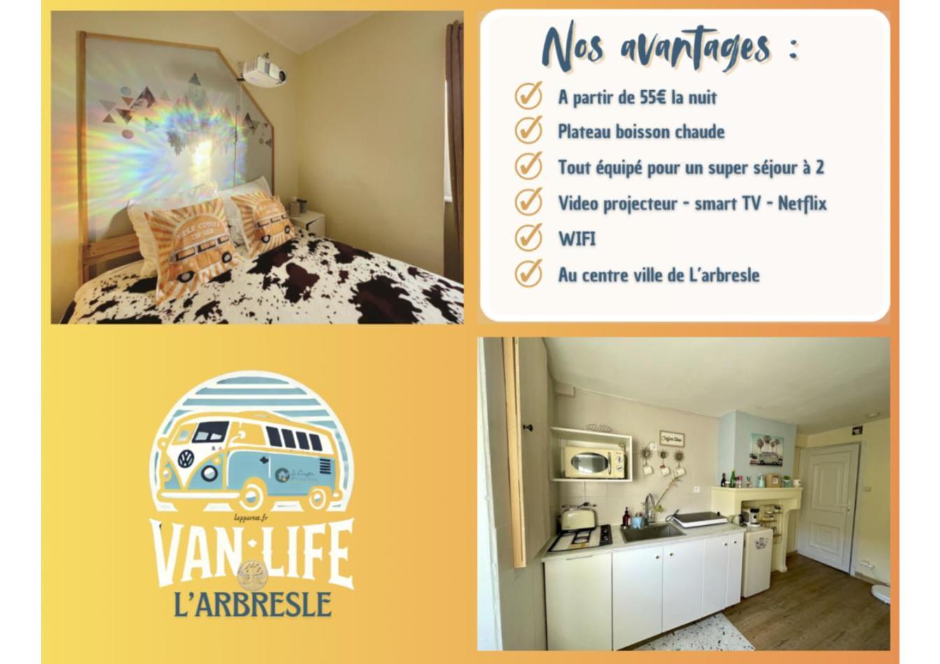 L'appart&Macaron Vidéo projecteur&Netflix LʼArbresle Extérieur photo